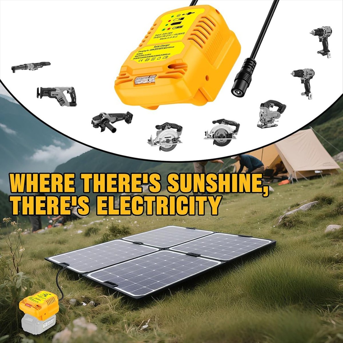 Solar Charger Adapter for Dewa - Solar Emergency Charger review and price