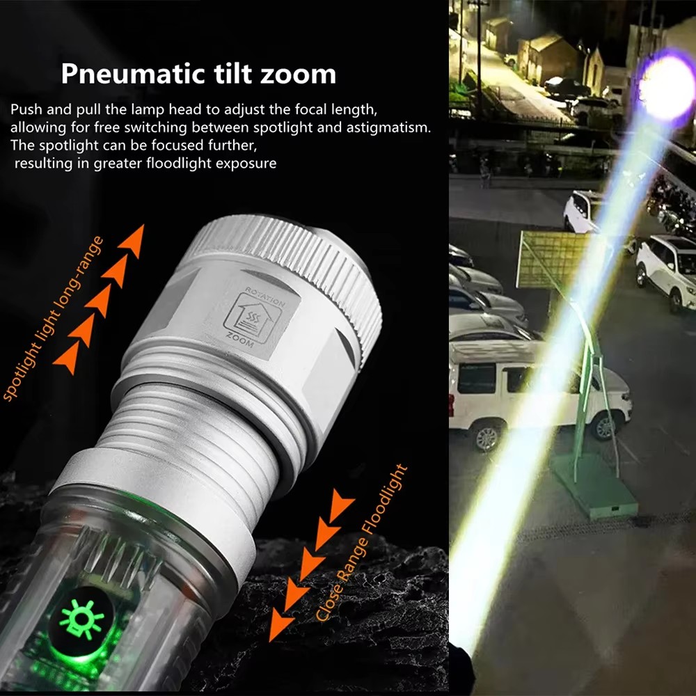 Powerful LED Flashlight With S - Solar Emergency Charger review and price