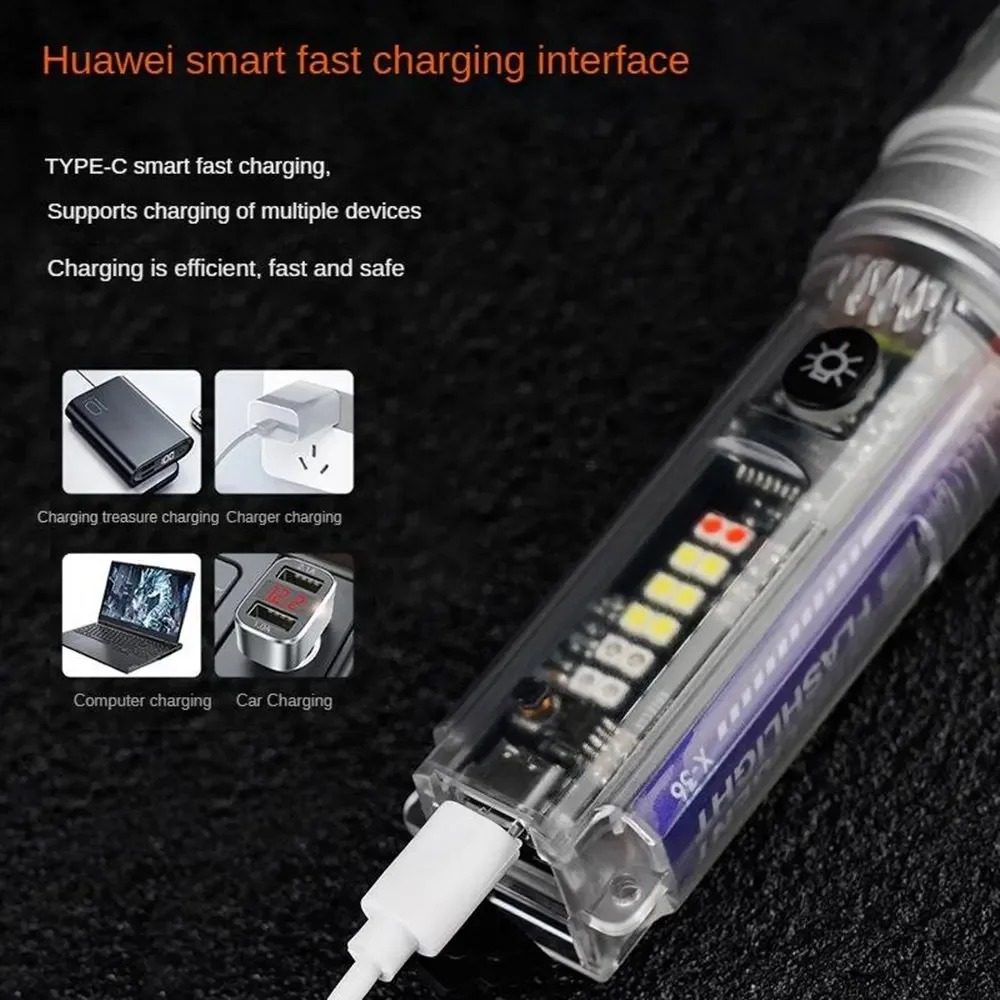 Powerful LED Flashlight With S - Solar Emergency Charger review and price
