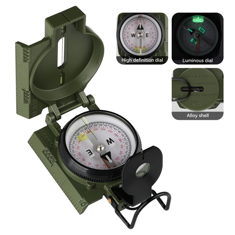 Compass Military Grade, Precis - Compass Lensatic review and price