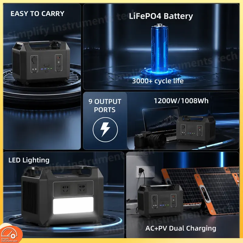 1200W Portable Power Station 6 - Solar Emergency Charger review and price