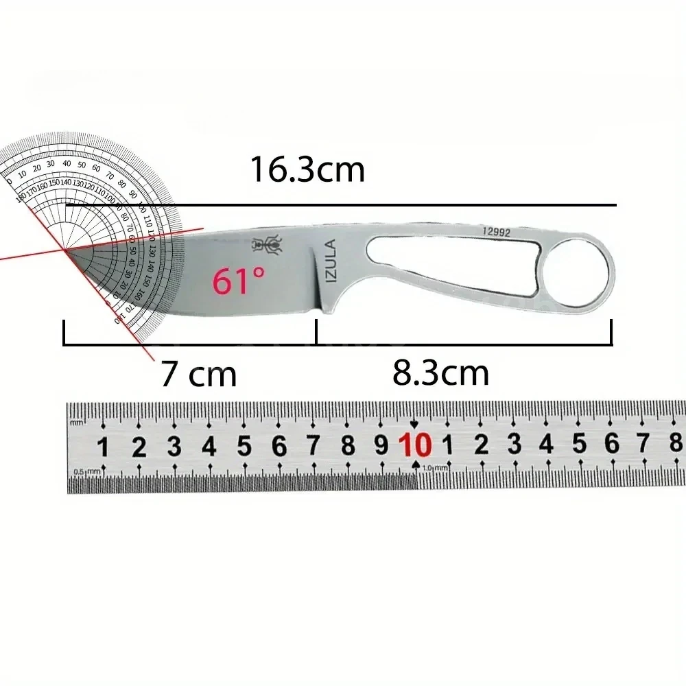 IZULA High-Strength Straight K - Bushcraft Knife Fixed review and price