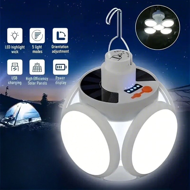 Solar Charging Light with Hook - Solar Emergency Charger review and price
