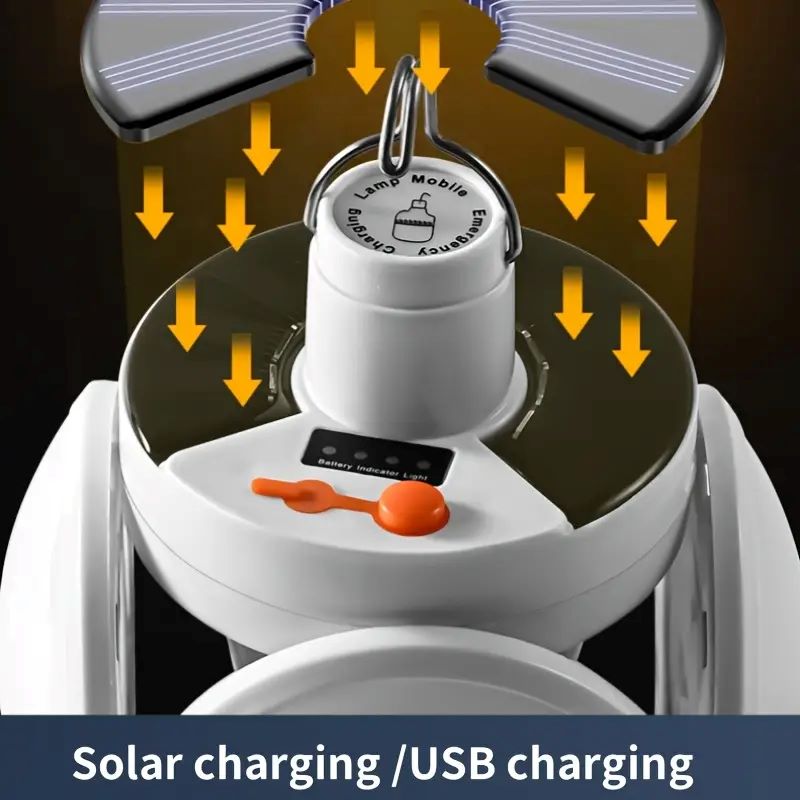 Solar Charging Light with Hook - Solar Emergency Charger review and price